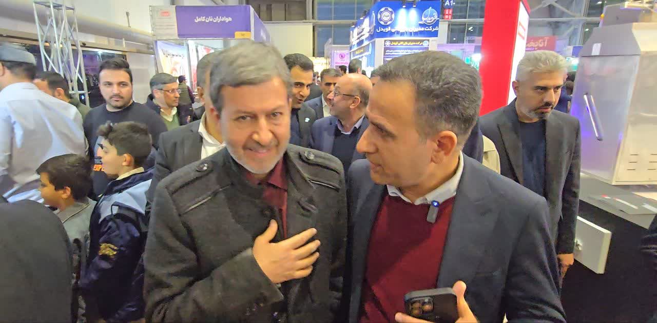 دیدار مدیرعامل اتحادیه دامداران استان اصفهان با استاندار در حاشیه نمایشگاه صنایع غذایی (آیفود)